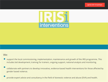 Tablet Screenshot of irisi.org